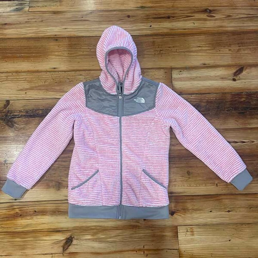The North Face Girls Striped Full-Zip Jacket